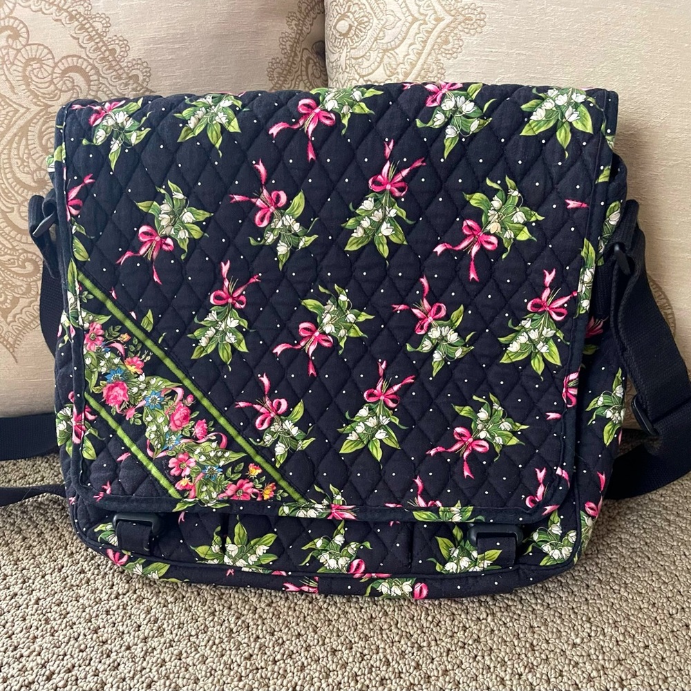 Vera Bradley New Hope Messenger Laptop Bag